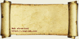 Nikolina Aćimović vizit kartica